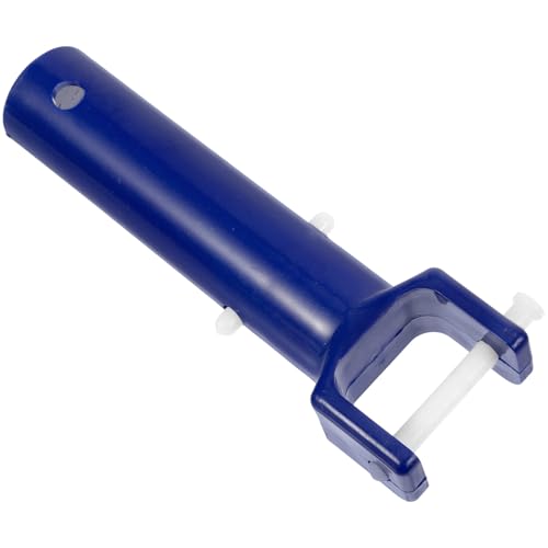 VALICLUD Ersatzgriff für Schwimmbadreinigungsgerät aus Robustem Kunststoff Ergonomischer Saugkopfgriff für Poolpflege und Poolbodenreinigung Kompatibel mit Mehreren Poolmarken Blau