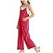 AOREUGL girls fashion Girls Jumpsuit Casual Sleeveless Spaghetti Strap Overalls Harem Long Pants Rompers With Pockets Size 5-14 Years Hot Pink kids clothes girls size 10-12 11-12 Years