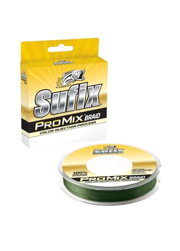 ProMix Tresse de 29,5 kg Sufix vert pour pêcher les grands carnassiers