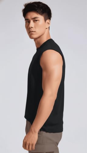 Image of JUARI BE A GENTLEMAN Men's Sleeveless Tank Top Premium Cotton Blend Muscle Fit Gym Vest | Casual Summer Shirt | Breathable & Lightweight Fitness Wear for Gym, Running & Daily Use