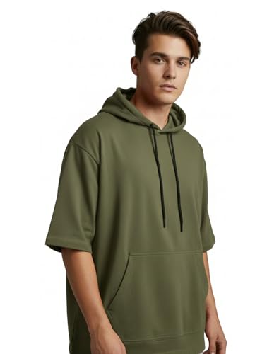 Image of FYLTR Men's Solid Sweatshirt |Oversized Fit| Fashionable Sweatshirt for Men