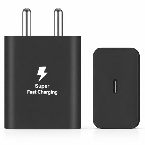 Image of 25W PD 3.0 Type C Superfast Charger Adapter for Samsung Galaxy M17|M07|M36|M06|A55|A35|F06|S25 fe|S22|S24|F36|F16|M35|S23|A06|iPhone|Tab S11| 25W by HESPA (SVXQ 4)