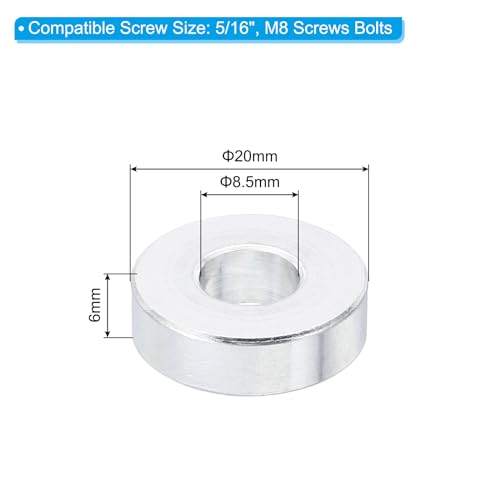 PATIKIL M8 Aluminum Spacers - Image 2