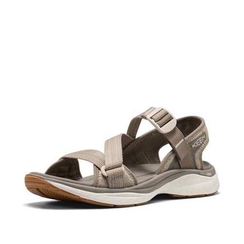 KEEN Sandalias Leiki OT para mujer, Brindle/Birch, 5.5 UK, Abedul Brindle, 38.5 EU