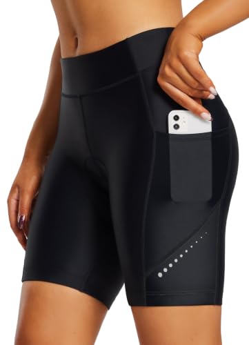 baleaf Women's 4D Padded Bike Shorts
