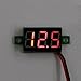 Red LED Display Mini Digital 4.5v-30v Voltmeter Tester Voltage Panel Meter Blue Green 1Pcs (Color : Red)