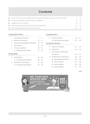 Image of Oswaal ICSE Question Bank Chapterwise & Topicwise Solved Papers Class 10 English Paper-I For Exam 2025