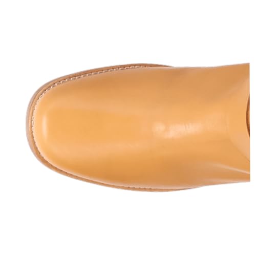 Dingo Mens Rip Round Toe Pull On Casual Boots Mid Calf - Yellow4