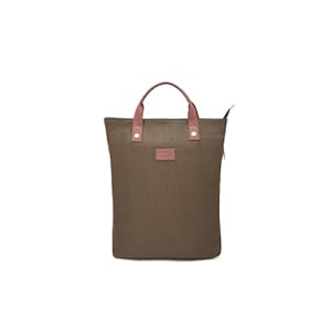 Premium 2-in-1 Hemp Tote Backpack | Sustainable Organic Fabric | Fits 13″ Laptops | Spacious & Multi-Compartment Design | Olive