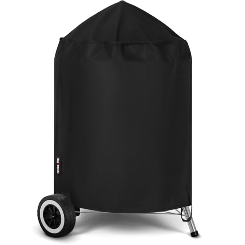 FEVERCOVER Grill Cover for Weber Kettle Charcoal 22 Inch Heavy Duty Waterproof BBQ Grill Covers Fade Resistant