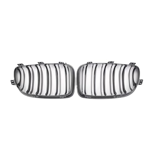 Grille de calandre double ligne noir brillant pour BMW Série 1 E81 E82 E87 E88 2008-2013 - 6