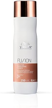 Wella Professionals Fusion Intense Repair Shampoo For Damaged Hair, Hair Repair, Anti Hair Breakage, 8.4 oz