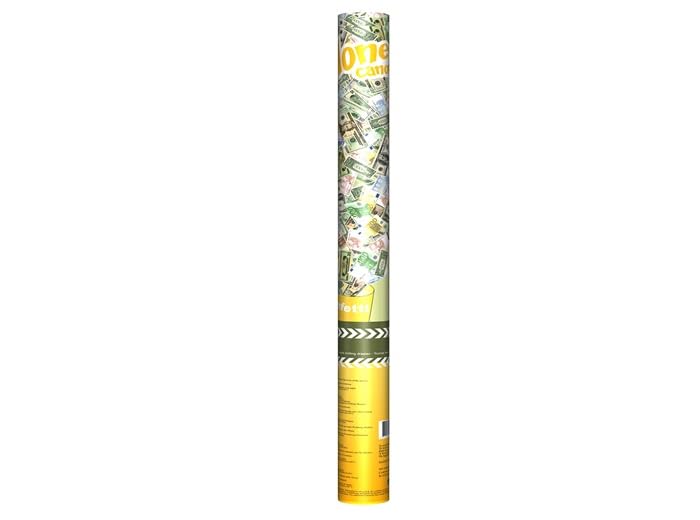 Lot de 6 - Canon à confettis billets premium 60cm