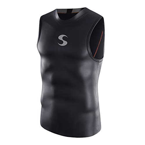 Triathlon Wetsuit - Synergy Men's EpicSpeed Neoprene Sleeveless Top for Open Water Swimming
