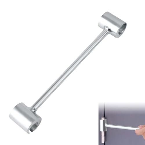 schraubenschlüssel einstellen scharnierabständen, 23-25mm Türscharnier-Einstellwerkzeug Scharnier-Einstellschlüssel Türscharnier-Reparaturwerkzeug Brandschutz-Reinraum-Sicherheitstüren(Silber)