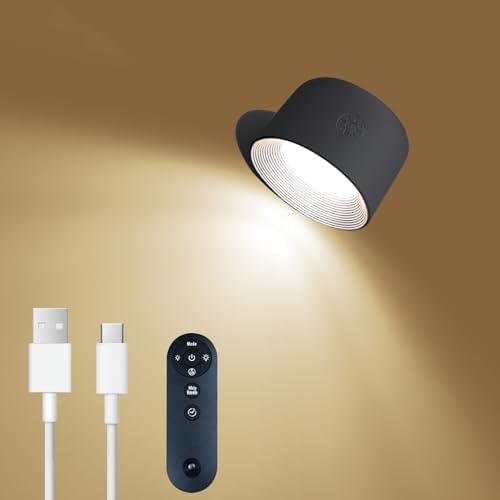 2 Piece LED Wall Sconce, Wall Mounted Light with Rechargeable Battery
