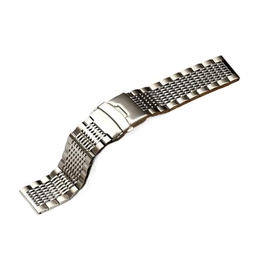 [X] \bh 316L X`[ EHb` Xgbv 22mm XeXX`[ EHb`oh @Bv Y ubN X`[ uXbg 20mm t@bV(Mesh-Siliver,24mm)