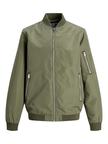 JACK & JONES Jjerush Bomber Jr Chaqueta, Dusty Olive, 164 para Niños