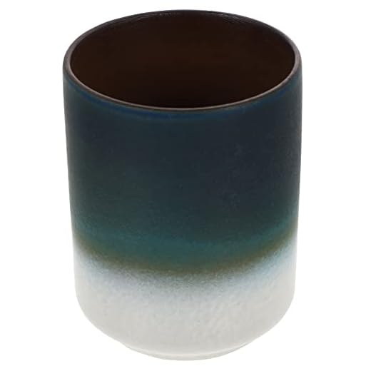 HOLIDYOYO Taza De Cerámica Vintage Japonesa Diseño Degradado y Accesorio para Casa Taza De Reutilizable y