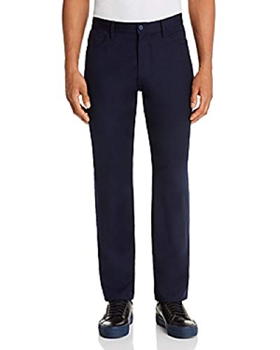 Bloomingdale's Navy Five-Pocket Wool-Blend Classic Fit Pants, US 36x32