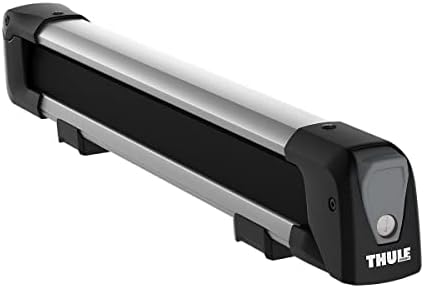 Thule SnowPack Ski/Snowboard Rack, Medium (4 Pr/2 Boards), Silver