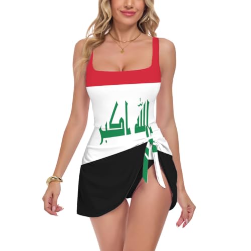 Bañador push up moldeador para mujer Flag con copas de soporte firme