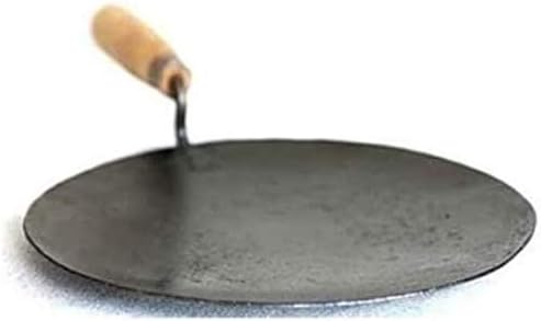 Handmade Iron Tawa For Cooking Chapati Bread Roti Cooking Pan Utensil Indian Tava 8 inch
