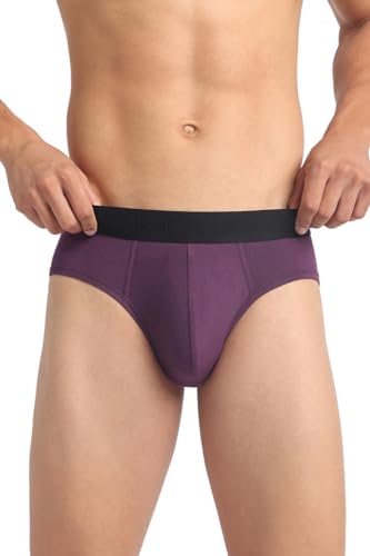 Image of Cresmo Men's|Anti-Microbial Luxury Micro Modal Underwear Breathable Ultra Soft Comfort Lightweight Brief|Pack of 2 |