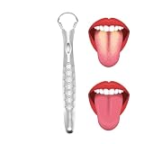 Premium Professional-Grade Stainless Steel Tongue Scraper - Clinical-Grade -Hygiene Tool, Features High-Tensile 304-Grade Medical-Grade Stainless Steel Architecture For Purity | Precision