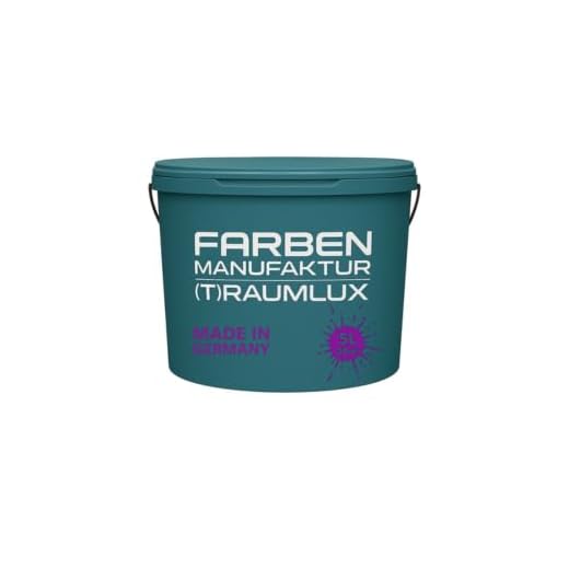 Farben Manufaktur Latexfarbe Traumlux matte Dispersionsfarbe Wandfarbe in trendigen Farbtönen (2L, petrol)