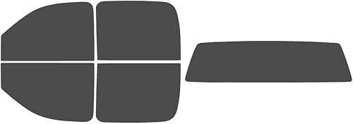 The Tint Effect Kit de tinte de ventana precortado compatible con GMC Sierra 2500 3500 HD Crew Cab Truck (2008-2014) (Camión completo con parte