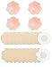 12Paar Damen Nippelpads, Unsichtbare Nipple Covers Wiederverwendbar Wasserdichte Silikon Nippel Abdeckungen Einweg Hauchdünne Aufkleber Brustwarzen abdeckungen