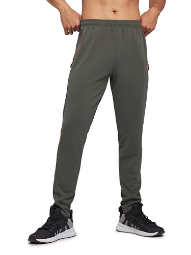 Image of TECHNOSPORT Mens Polyester Slim Fit Activewear Track Pant with SPF50+ for Running, Workout Wear Antimicrobial & Quick Dry
