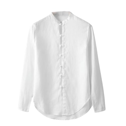 Chemise en lin homme pour les vacances et soirées d'été décontractées