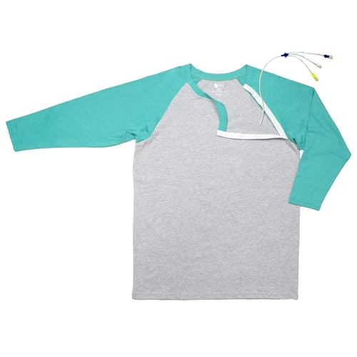 Kids Raglan Chemo Port Access Tee Shirt3