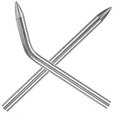 JOINPAYA Paracord Flechtnadel Satz aus Edelstahl Kompakte Armband Webnadeln Rostfreie Schnürnadeln für Selbstgemacht Leder und Seilarbeiten