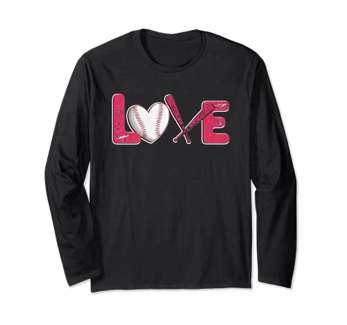 Love Baseball | Pitcher Catcher | Jugador de béisbol Manga Larga
