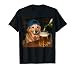Golden Retriever Drinking Beer Funny Dog Meme T-Shirt