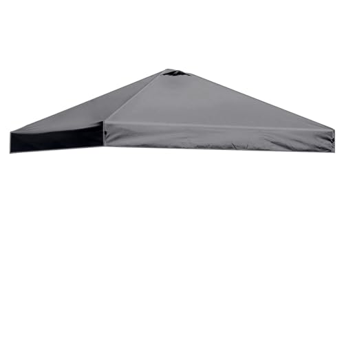 Pop up Canopy Tent Replacement Top only Suitable for Straight Leg Without Central Pole Canopy, Width of 118x118 inches, excluding Tent Frame, Grey
