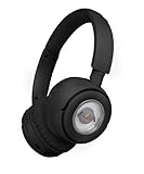 XuanGui On-Ear Headphones Wireless Bluetooth with Lightweight Foldable Design, 20H Playtime & Bluetooth 5.3, Built-in HD Mic， LED Lights, Micro SD/TF Slot for Office Travel, Black Q9