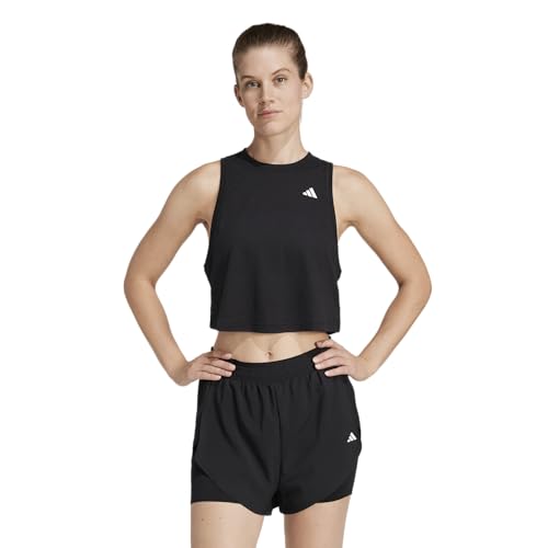 Image of adidas Womens Train Essentials Boxy Workout Tank Casual - Black