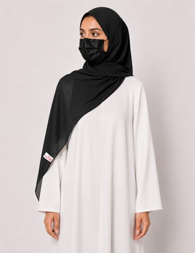 Image of Premium Georgette Hijab for Women, Lightweight and Breathable | 180x70 cm