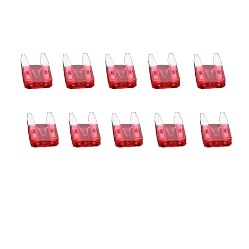 Fusible automobile 10A à lame standard pour la protection du circuit électrique de voiture, 10 pcs