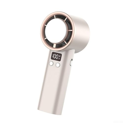 Innovador mini ventilador turbo con funcionalidad Ice Cool, compañero perfecto para días calurosos de verano y actividades al aire libre (dorado)