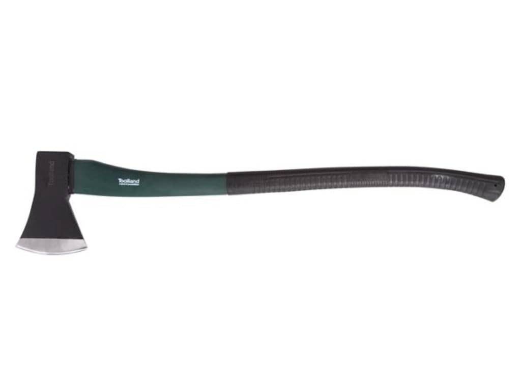 Toolland Hacha, Mango de Agarre Suave, Peso de la Cabeza 2 kg, 87 cm