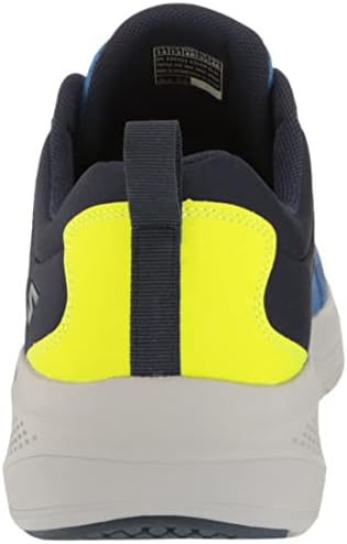 Skechers mens Gorun Elevate - Lace Up Performance Athletic Running & Walking Shoe Sneaker, Blue/Black/Yellow, 7 US | Image 2
