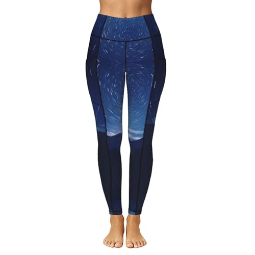 Leggings de yoga con estrellas brillantes y bolsillos para entrenar con estilo 2