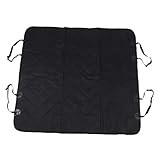 100 % resistente l gua - Compare otra cubierta para perros del siento trasero, nuestra cubierta tiene dos capas impermeables. La capa superior es el oxford 600D con revestimiento impermeable, la capa inferior es el TPU, que es un nuevo material impermeable. Utilizamos tecnología de prensado térmico para conectar la capa superior y la capa inferior, puede lograr 100 % resistente l gua porque no hay gujeros de guja.
