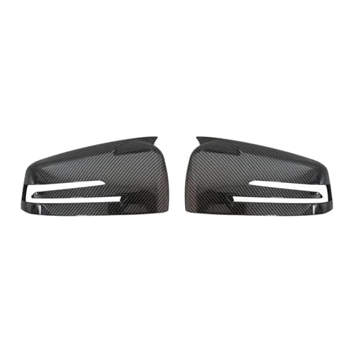 Boîtier rétroviseur pour Benz W176 W246 W204 W212 W221 coques look carbone 2 pièces