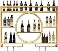 Casiers à vin muraux en métal pour libérer l'espace de votre comptoir